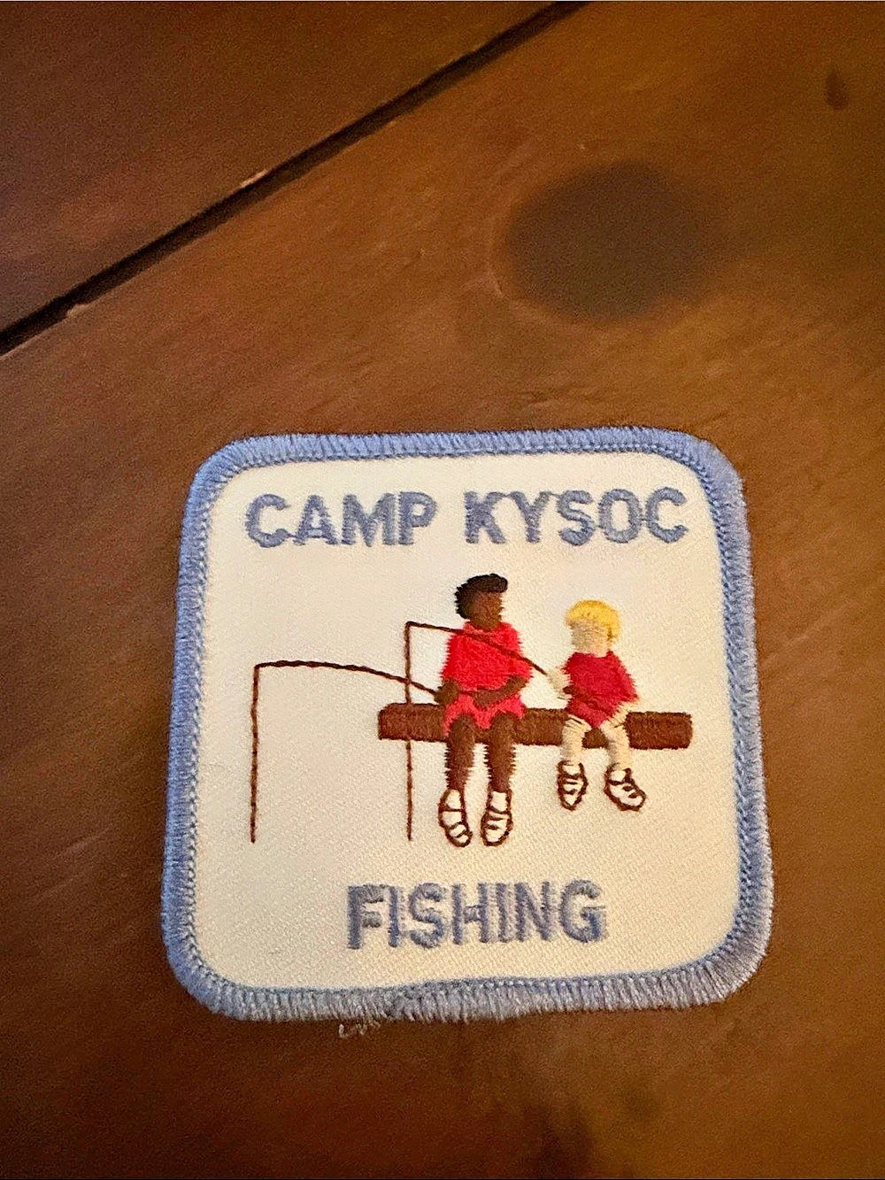 Camp Kysoc Fishing Embroidered Patch